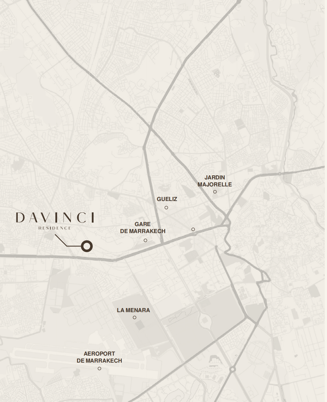 Localisation DAVINCI RESIDENCE